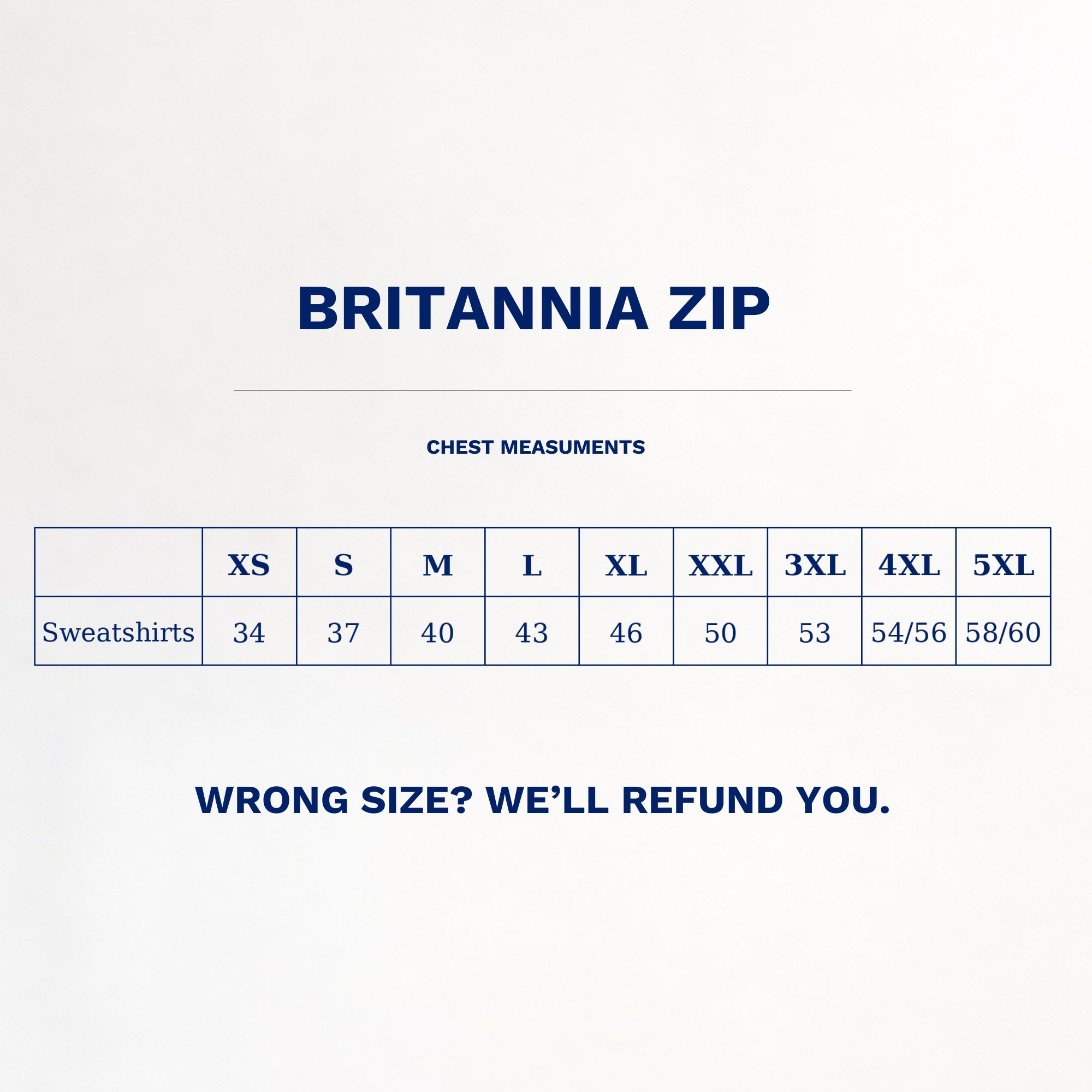 Britannia Zip